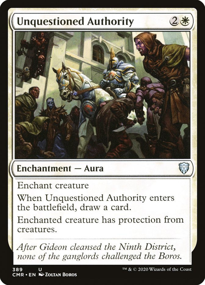 Unquestioned Authority (CMR) (389)