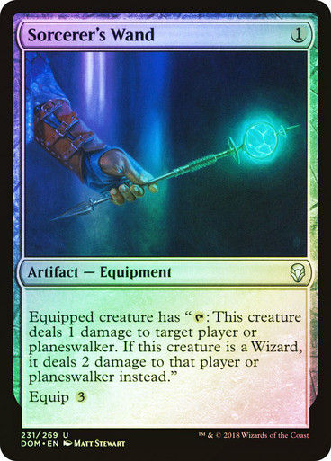Sorcerer's Wand (DOM) (231) / Foil