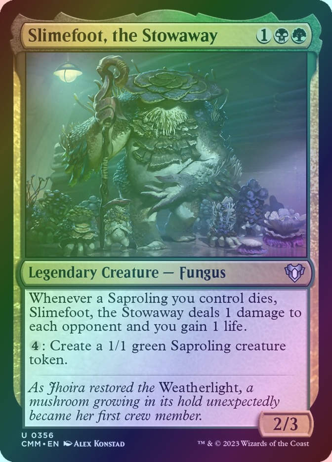 Slimefoot, the Stowaway (CMM) (356) / Foil