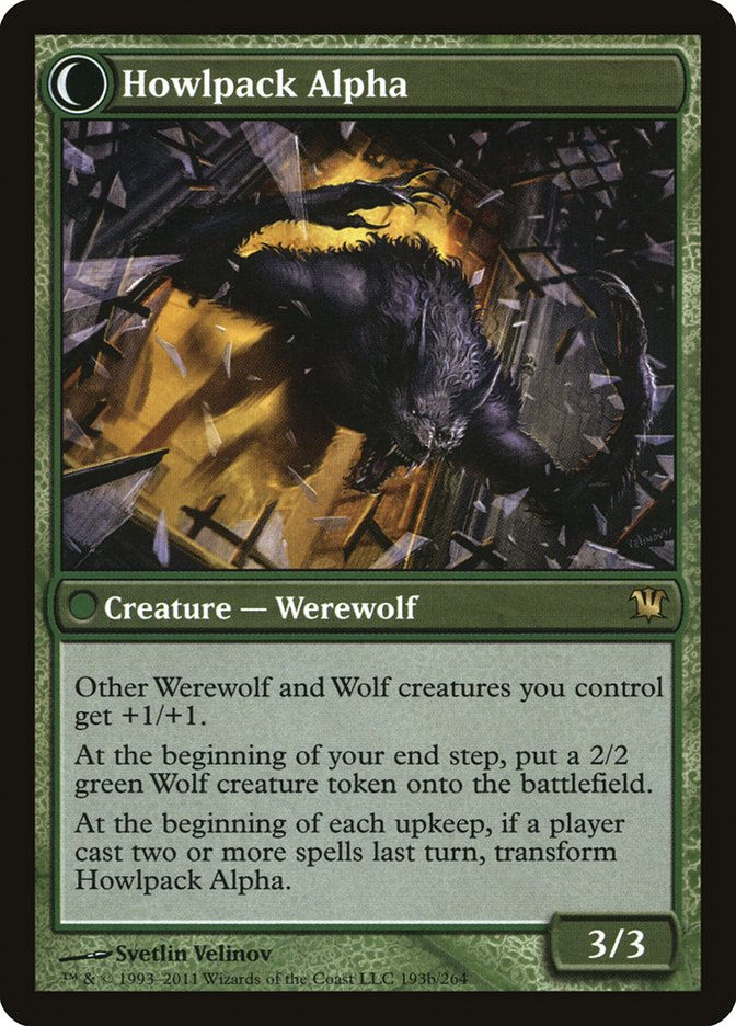 Mayor of Avabruck // Howlpack Alpha (ISD) (193) — cara 2 de 2