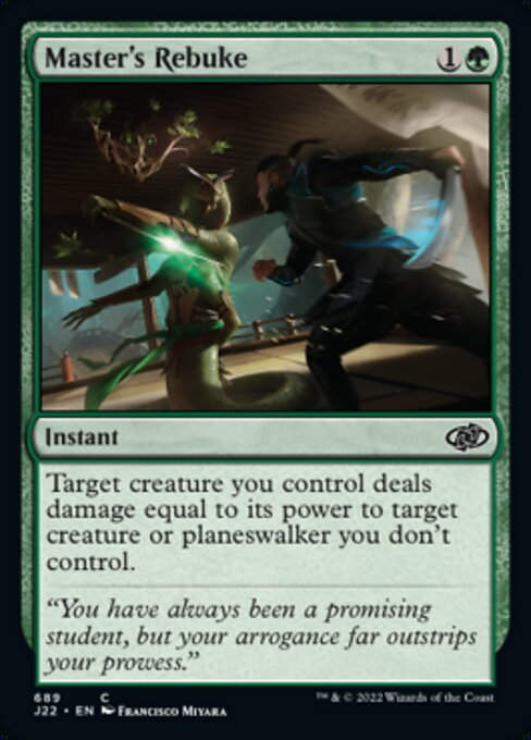 Master's Rebuke (J22))