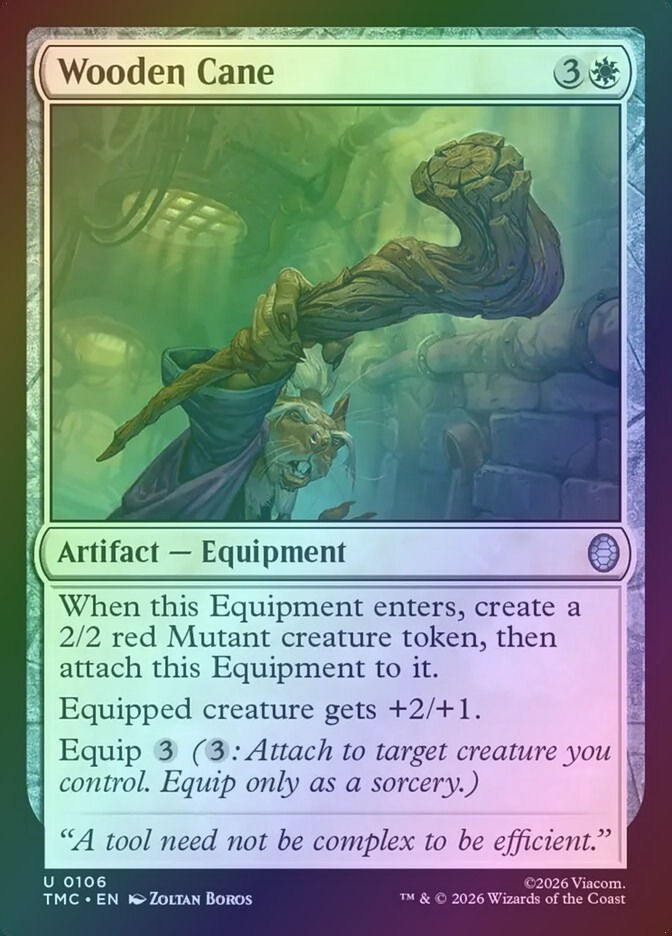 Wooden Cane (TMC) (106) / Foil