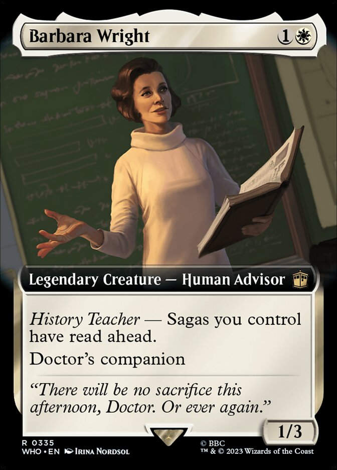 Barbara Wright (WHO) (335) / Extended Art