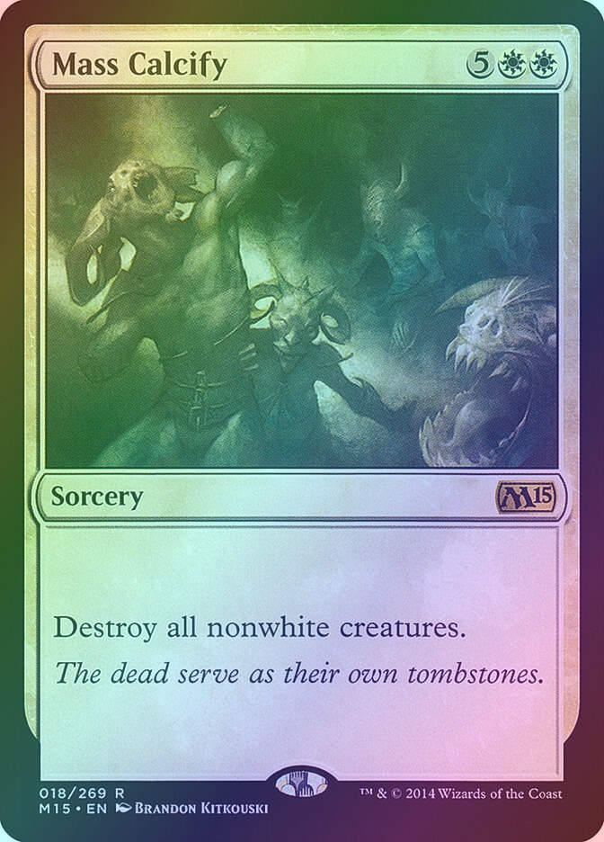 Mass Calcify (M15) (18) / Foil