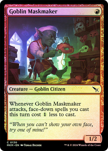 Goblin Maskmaker (mkm) (130) / Foil