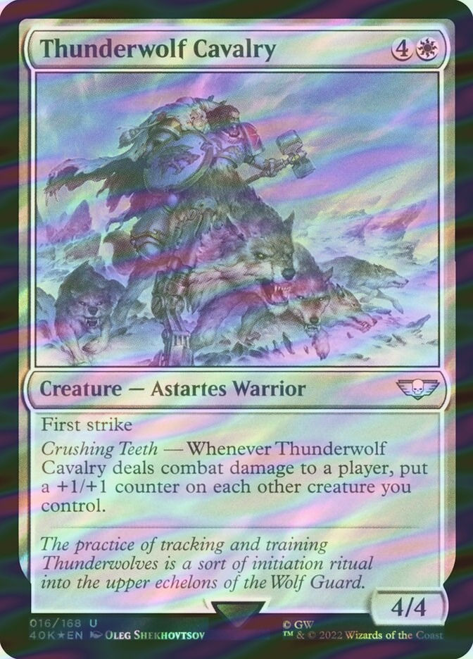 Thunderwolf Cavalry (40K) (16★) / Surge Foil