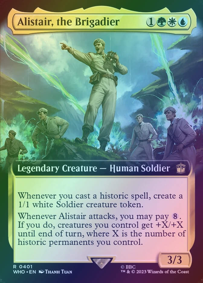 Alistair, the Brigadier (WHO) (401) / Extended Art / Foil