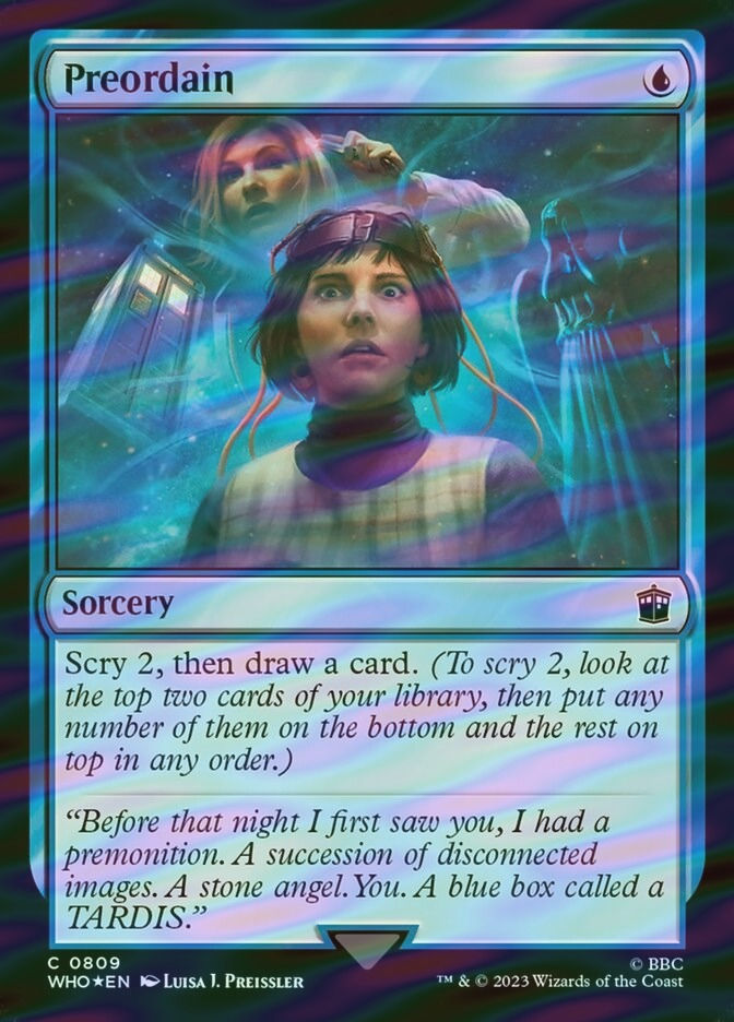 Preordain (WHO) (809) / Surge Foil
