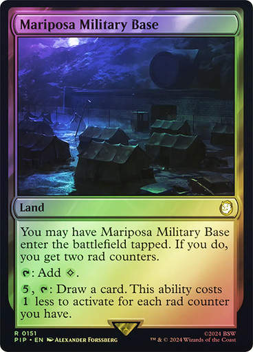 Mariposa Military Base (pip) (151) / Foil