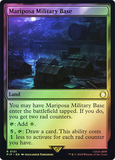 Mariposa Military Base (pip) (151) / Foil