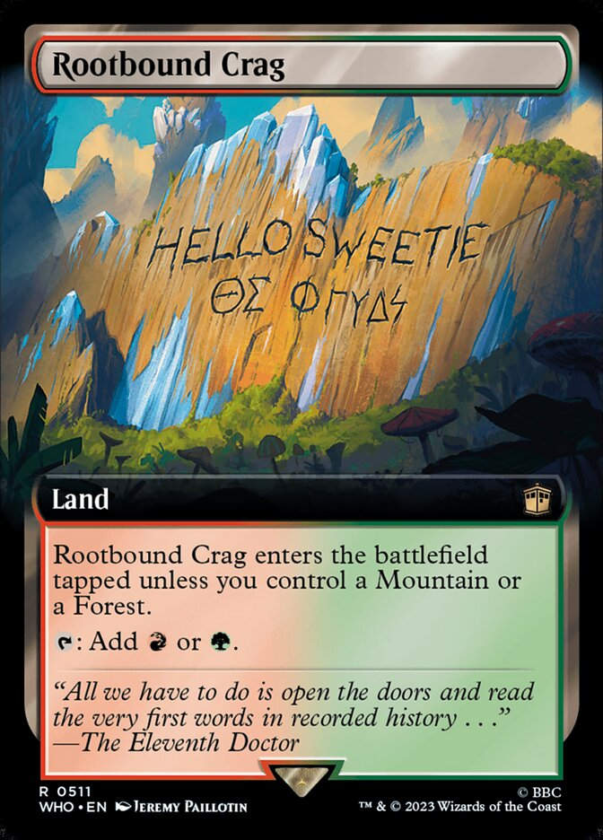 Rootbound Crag (WHO) (511) / Extended Art