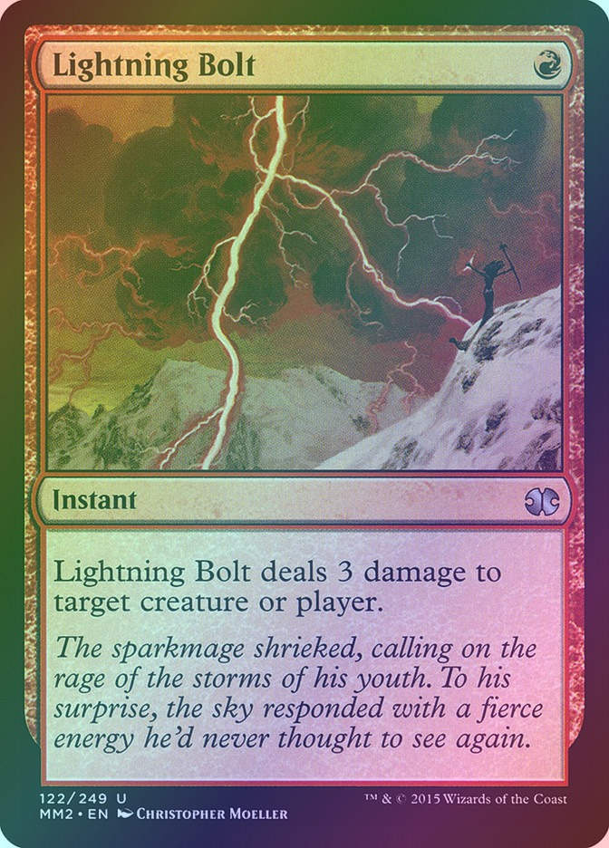 Lightning Bolt (MM2) (122) / Foil