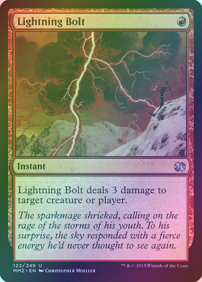 Lightning Bolt (MM2) (122) / Foil