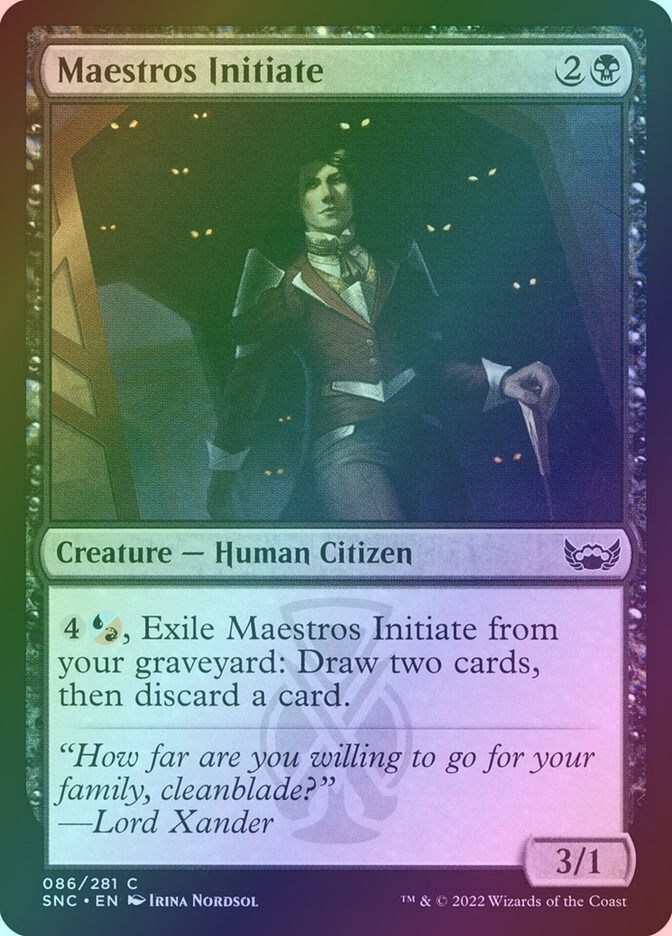 Maestros Initiate (SNC) (86) / Foil