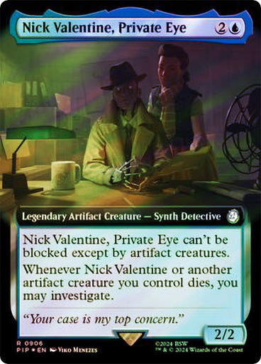 Nick Valentine, Private Eye (pip) (906) / Extended Surge Foil