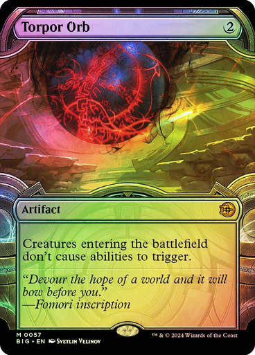 Torpor Orb (BIG) (57) / Showcase / Foil