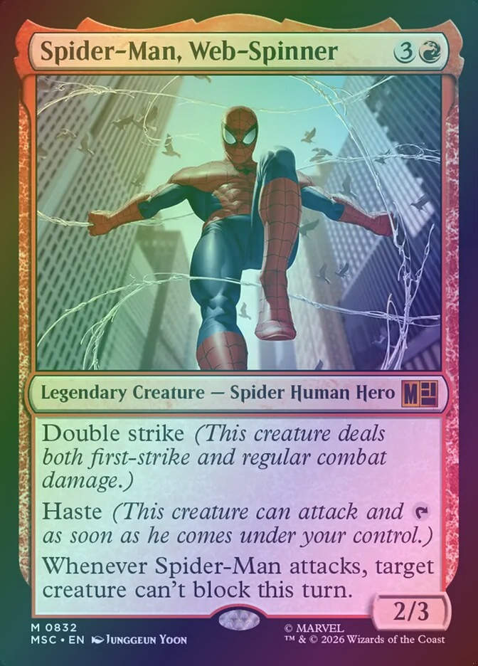 Spider-Man, Web-Spinner (MSC) (832) / Foil