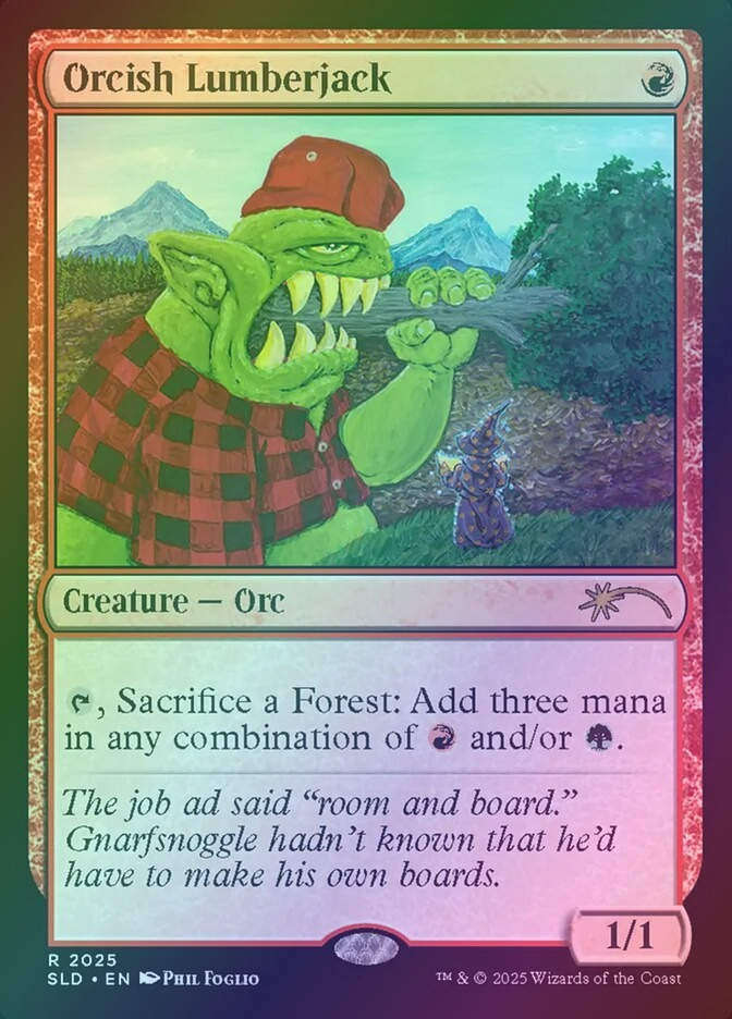 Orcish Lumberjack (SLD) (2025) / Foil