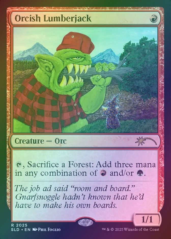 Orcish Lumberjack (SLD) (2025) / Foil