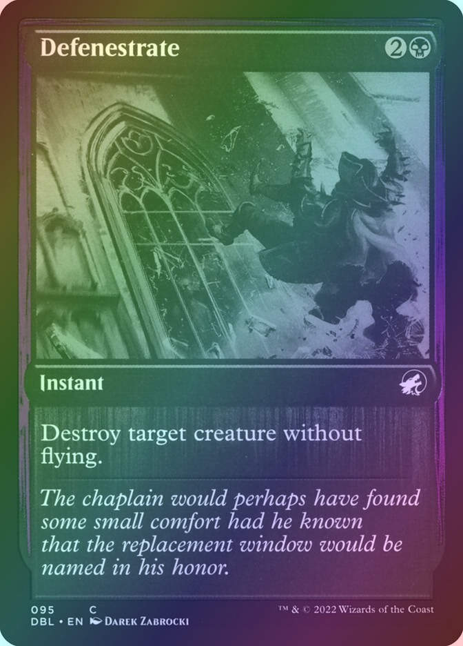 Defenestrate (DBL) (95) / Foil