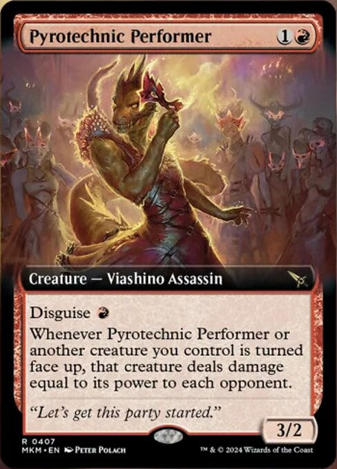 Pyrotechnic Performer (mkm) (407) / Extended Art