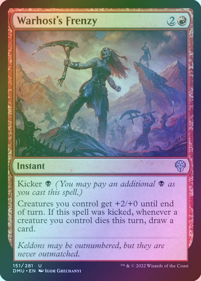Warhost's Frenzy (DMU) (151) / Foil