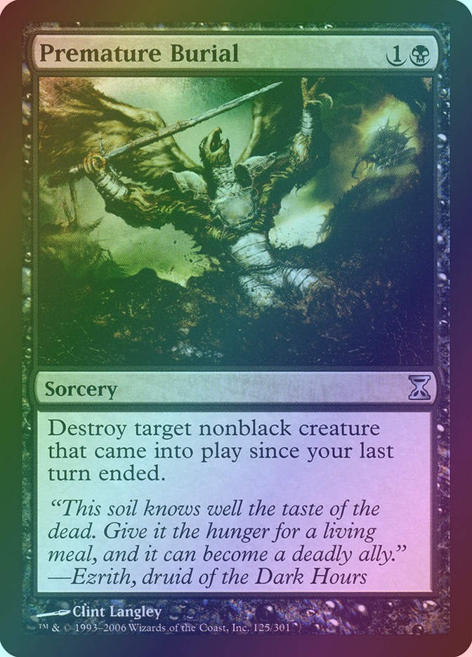 Premature Burial (TSP) (125) / Foil