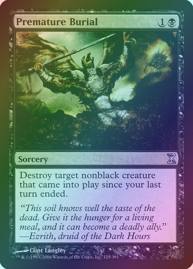 Premature Burial (TSP) (125) / Foil