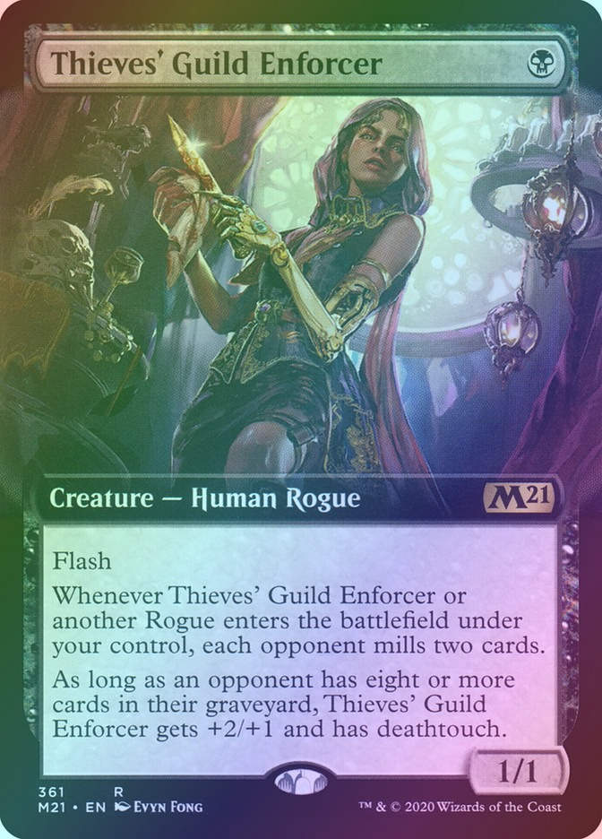 Thieves' Guild Enforcer (M21) (361) / Extended Art / Foil