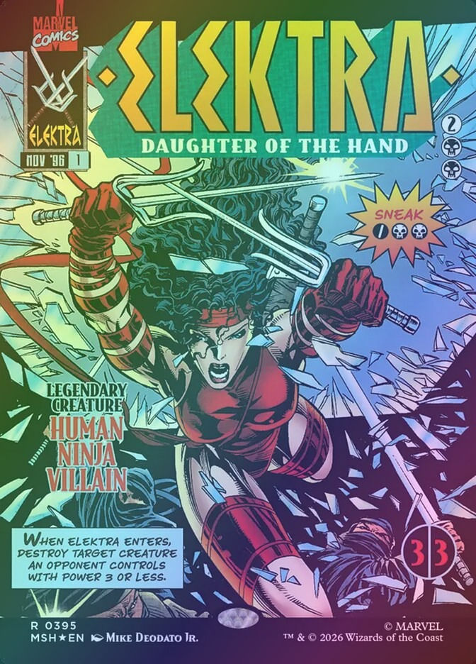 Elektra, Daughter of the Hand (MSH) (395) / Comic / Foil