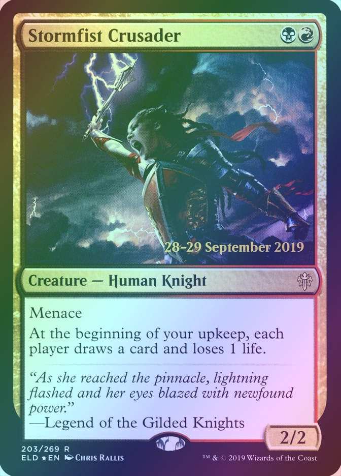 Stormfist Crusader (PELD) (203s) / Foil