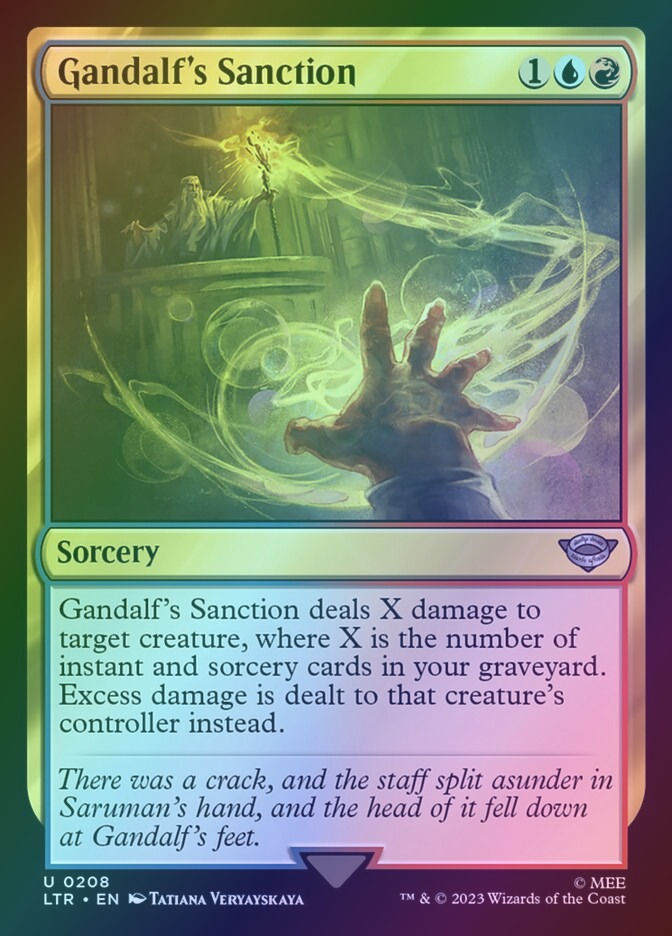 Gandalf's Sanction (LTR) (208) / Foil