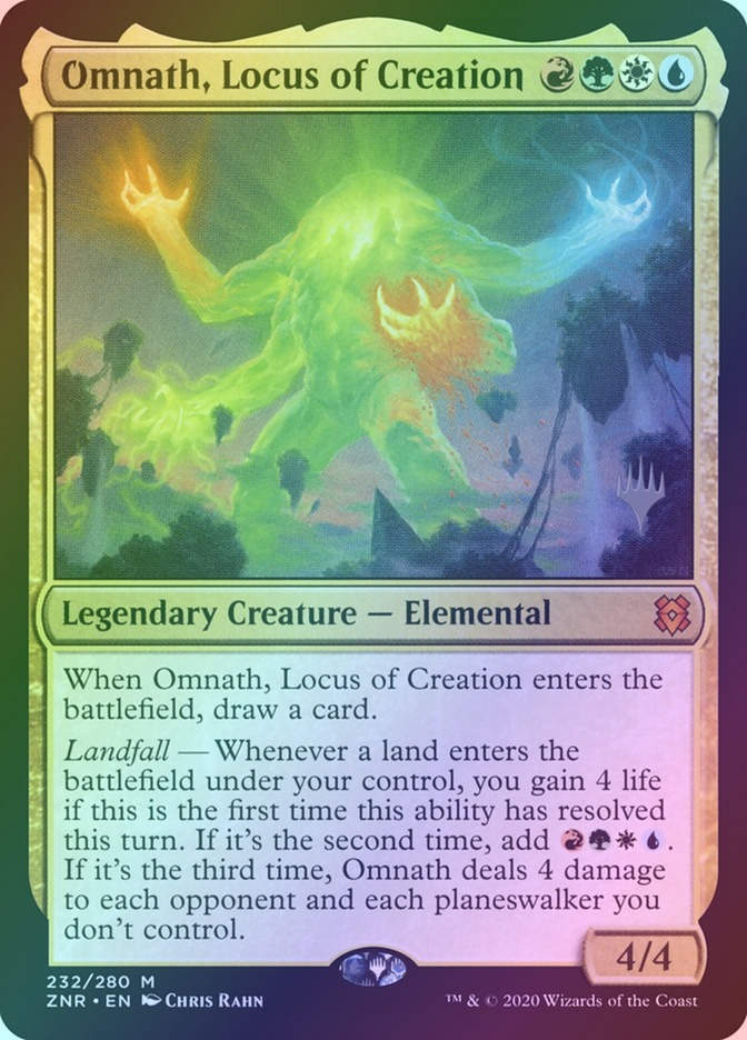 Omnath, Locus of Creation (PZNR) (232p) / Foil