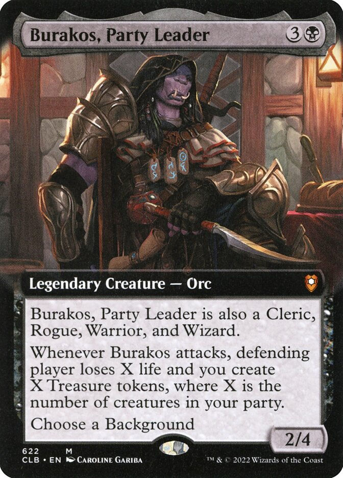 Burakos, Party Leader (CLB) (622) / Extended Art