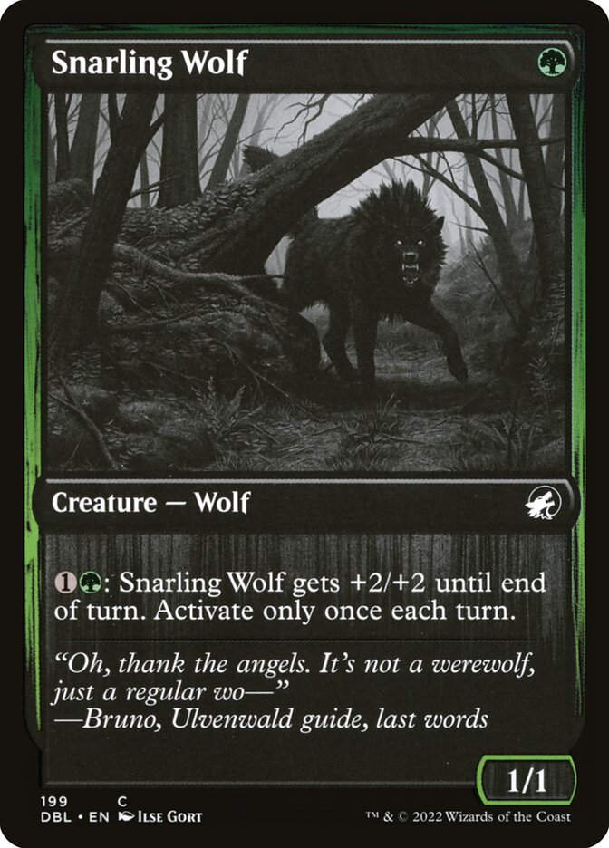 Snarling Wolf (DBL) (199)