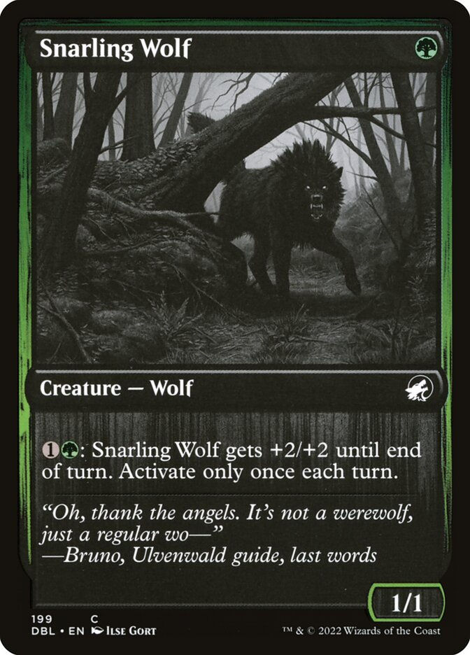 Snarling Wolf (DBL) (199)
