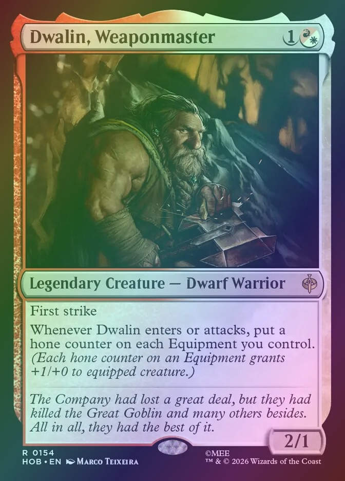 Dwalin, Weaponmaster (HOB) (154) / Foil