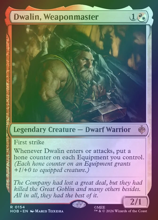 Dwalin, Weaponmaster (HOB) (154) / Foil