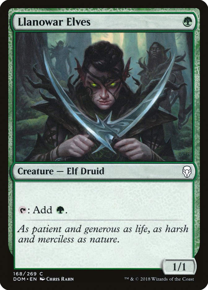 Llanowar Elves (DOM) (168)