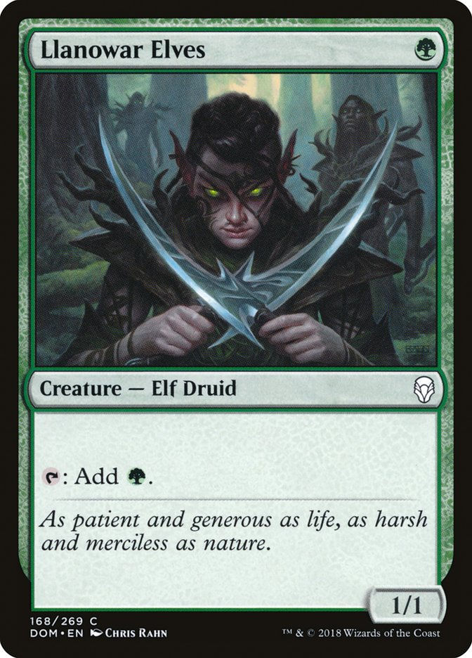 Llanowar Elves (DOM) (168)