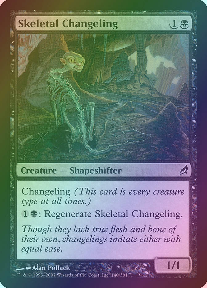 Skeletal Changeling (LRW) (140) / Foil