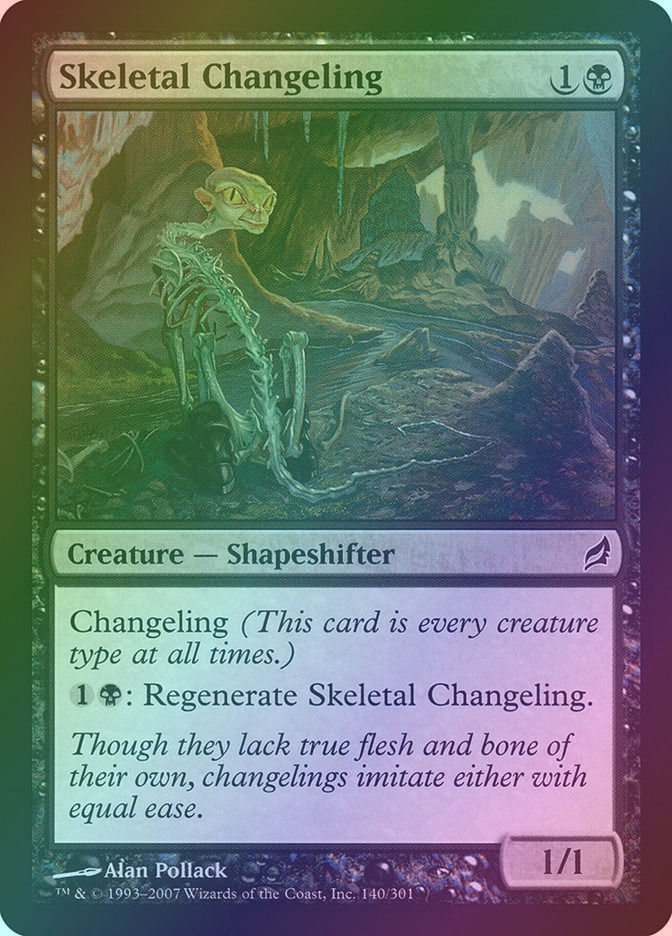Skeletal Changeling (LRW) (140) / Foil