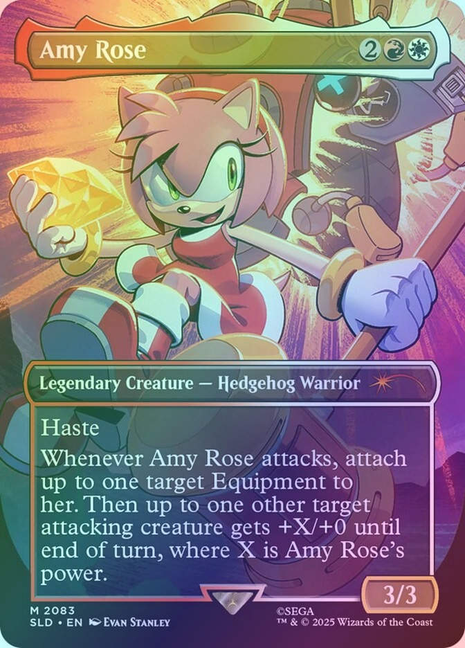 Amy Rose (SLD) (2083) / Borderless / Foil