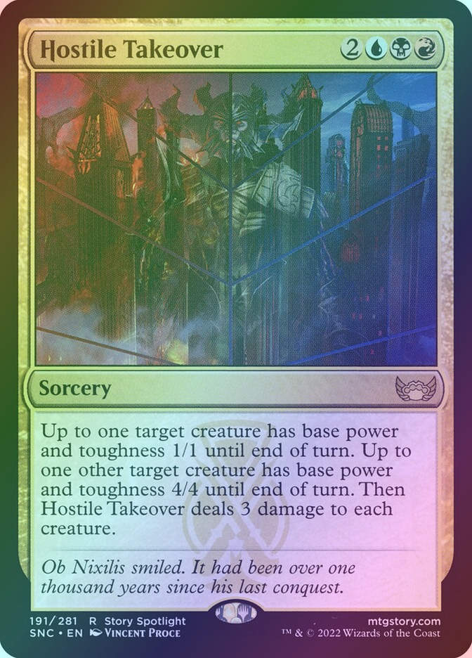 Hostile Takeover (SNC) (191) / Foil