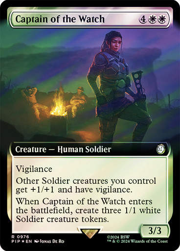 Captain of the Watch (pip) (976) / Extended Surge Foil