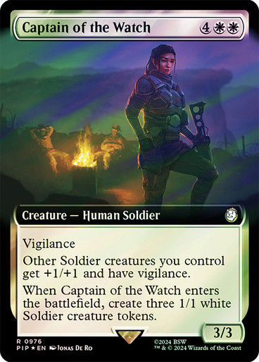 Captain of the Watch (pip) (976) / Extended Surge Foil
