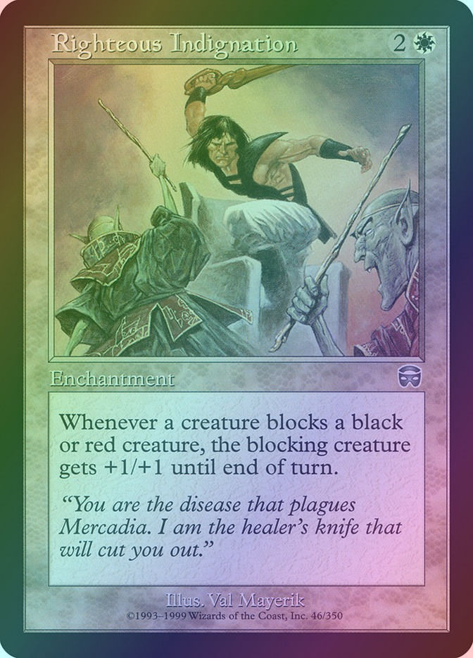 Righteous Indignation (MMQ) (46) / Foil
