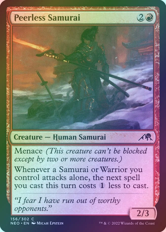Peerless Samurai (NEO) (156) / Foil