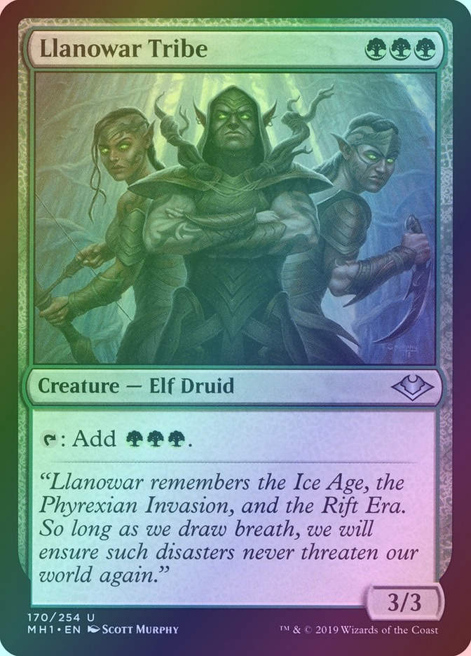 Llanowar Tribe (MH1) (170) / Foil