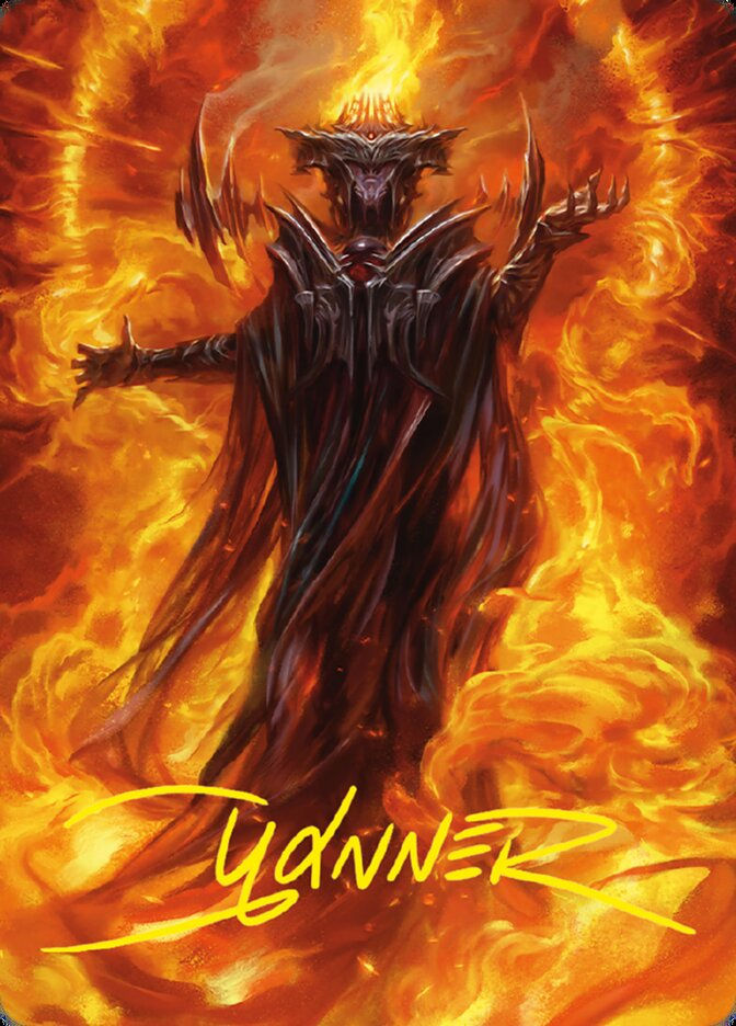 Sauron, the Dark Lord (ALTR) (21) / Firma Dorada
